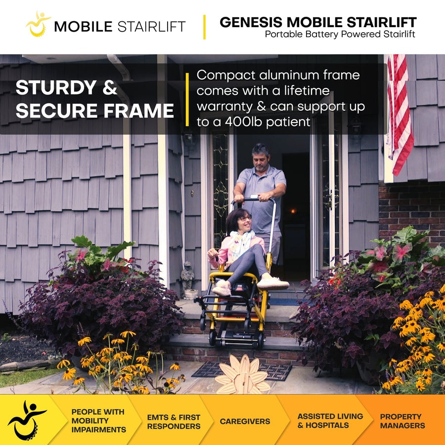 Climbing Steps Genesis - Mobile Stairlift Chair