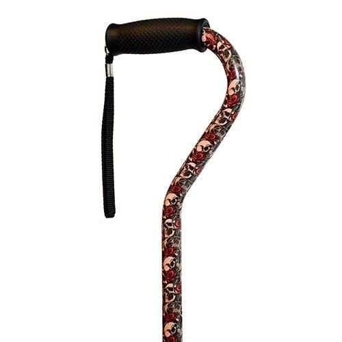 Harvy Rose & Skull offset cane