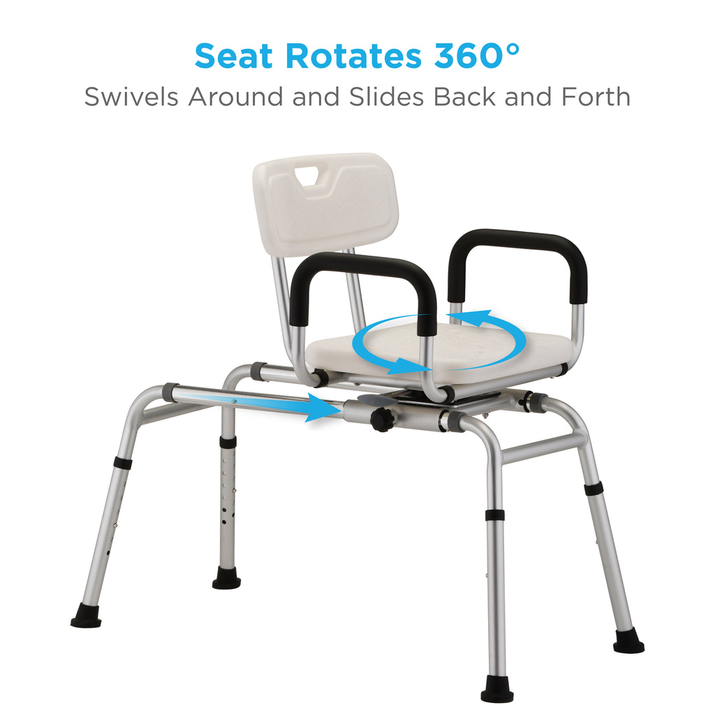 NOVA SLIDING SWIVEL TRANSFER BENCH&nbsp;