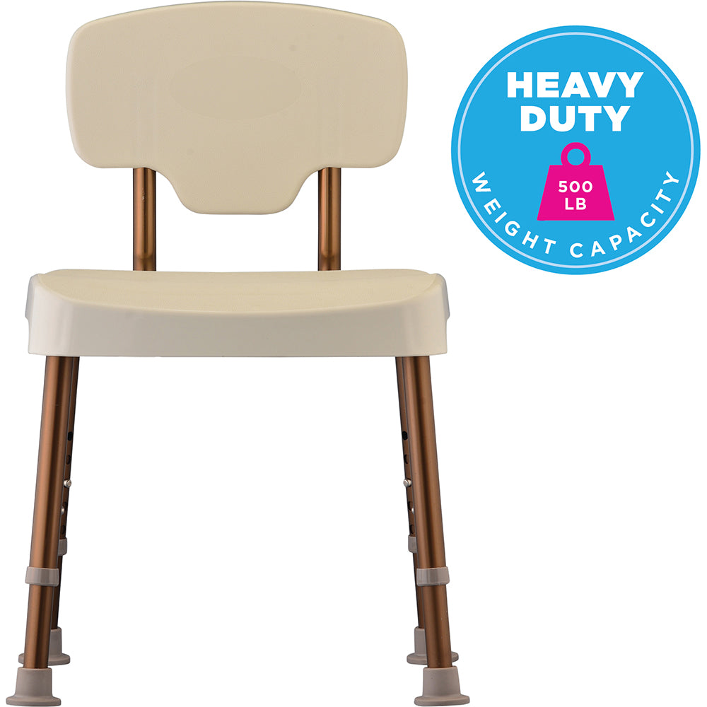 Nova Heavy Duty Bath Seat With Back