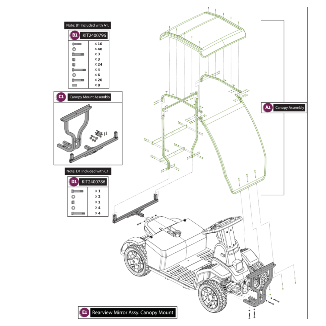 Pride Mobility KIT2400796