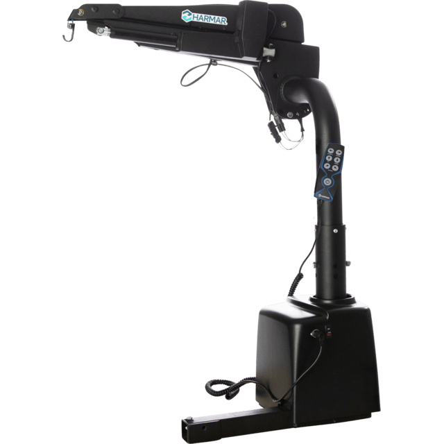 Harmar AL435 Premium Inside Hoist Lift with Power Lift, Rotate & Extend
