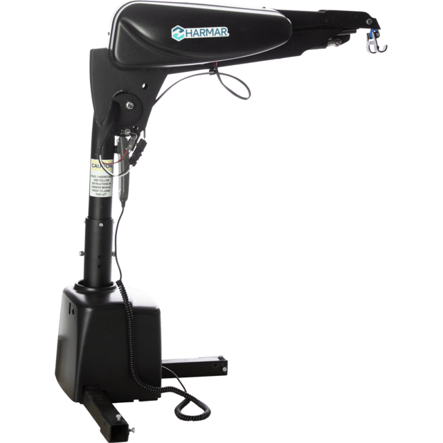 Harmar AL435 Premium Inside Hoist Lift with Power Lift, Rotate & Extend
