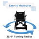 Journey Air Elite Lightweight Folding Power Chair