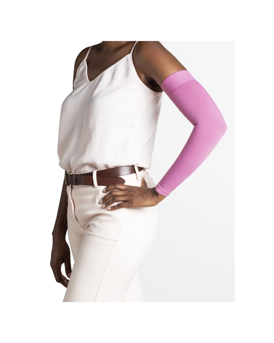 Sigvaris Speciality Secure Armsleeve 560 20–30mmHg Dusty Rose L2