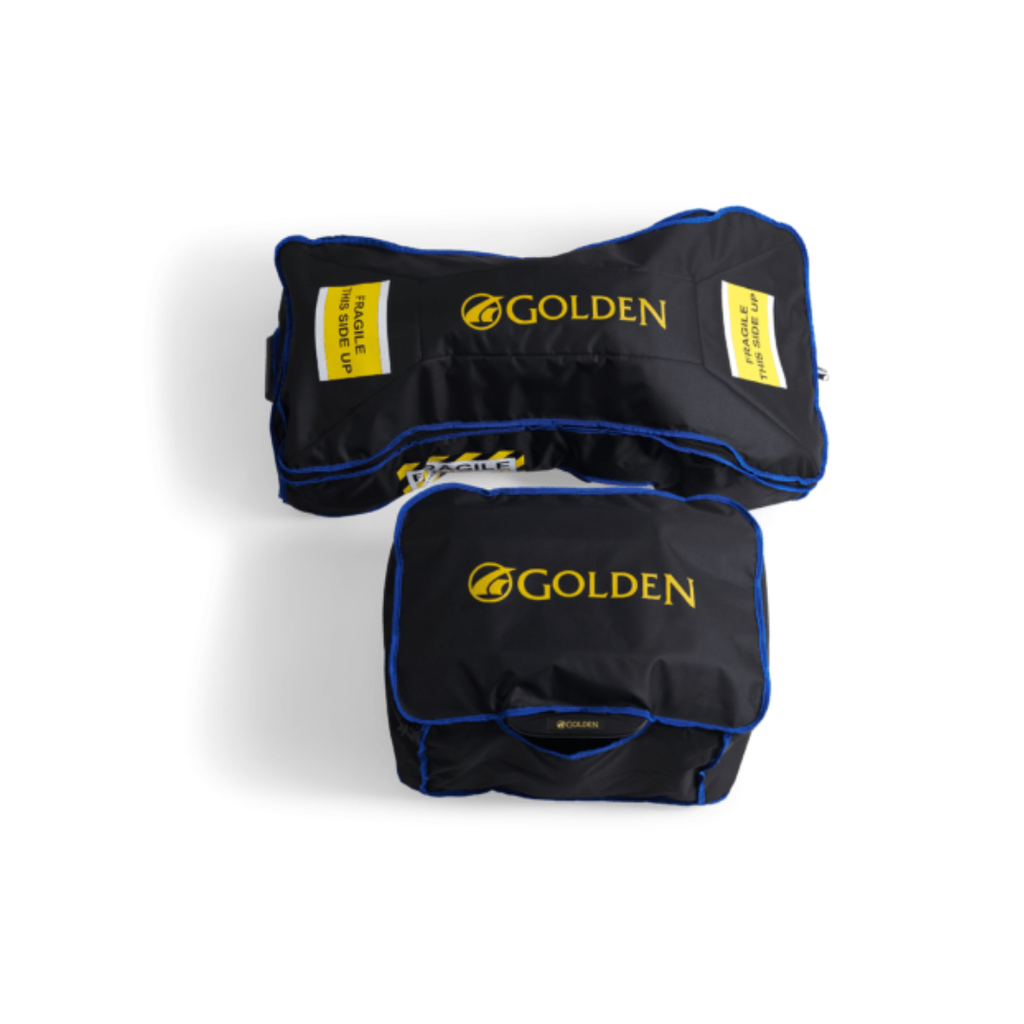 Golden Battery Travel Bag