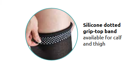 Sigvaris Dynaven 970 Opaque Women's 15-20mmHg Calf Closed Toe Black MS