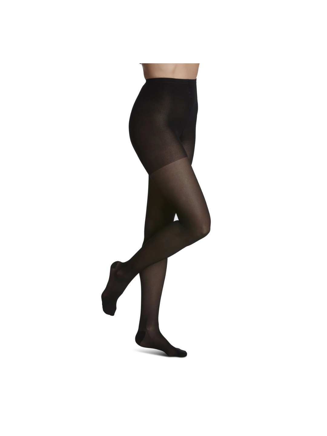 Sigvaris Style Sheer 780 Women’s 20-30mmHg Pantyhose Closed Toe Black LL