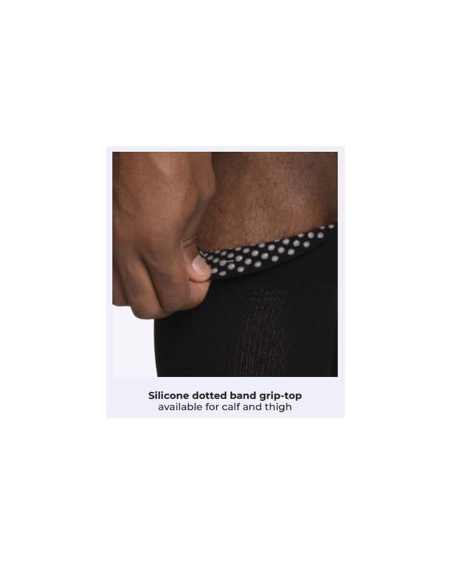 Sigvaris Essential Opaque 860 30-40mmHg Calf Open Toe Black LS