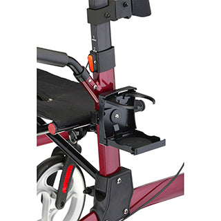 FOLDING CUP HOLDER FOR THE DRAGON AND MONARCH ROLLATORS