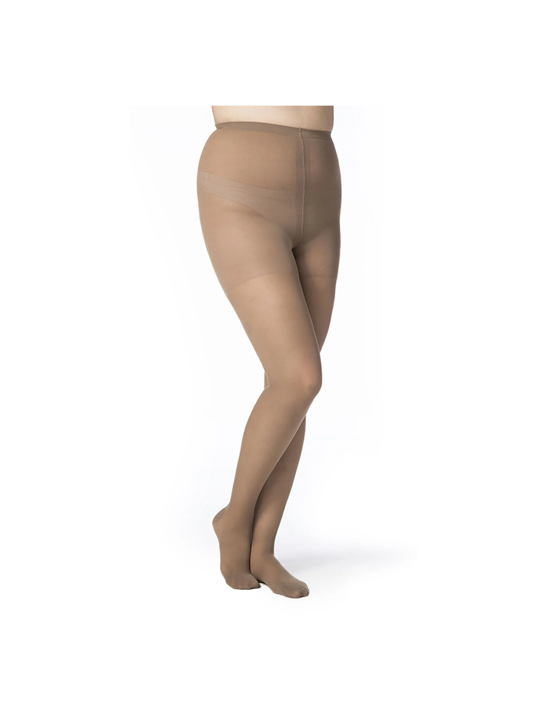 Sigvaris Style Sheer 780 Women’s 20-30mmHg Pantyhose Closed Toe Café LL