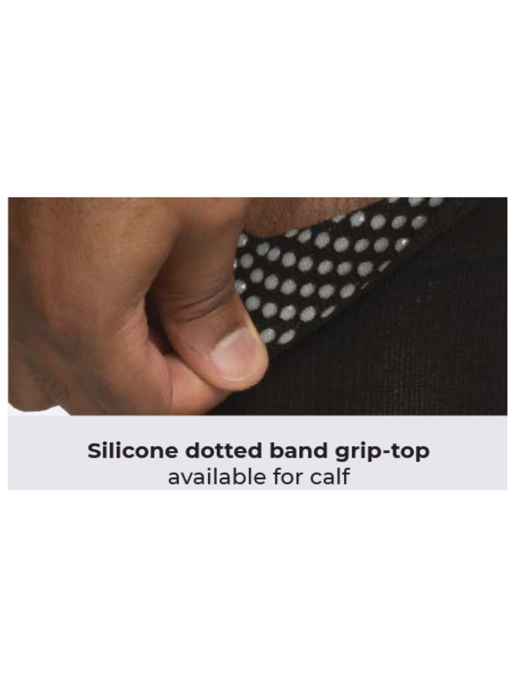 Sigvaris Style Microfiber 820 Men’s 20-30mmHg Calf Closed Toe Black XL
