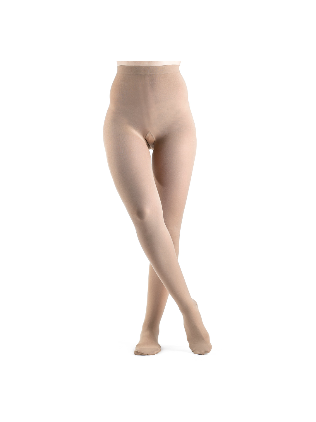 Sigvaris Style Soft Opaque 840 Women’s 20–30mmHg Pantyhose Closed Toe Chai (Nude) Standard LS