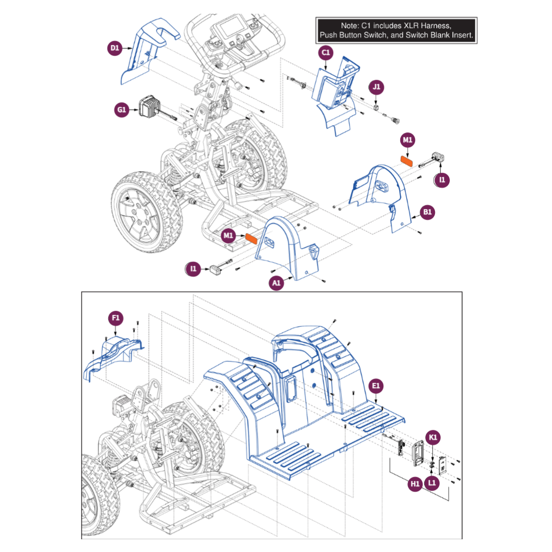 Pride Mobility ELEFUSE1013