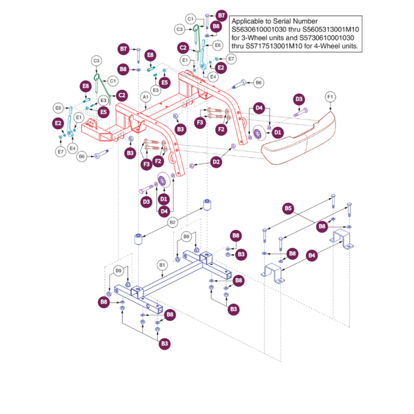 Pride Mobility DWR9660C047