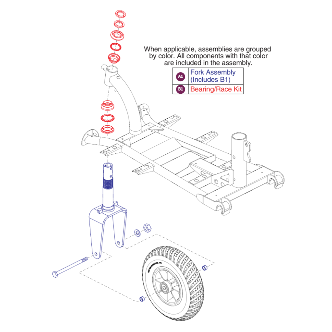 Pride Mobility FRMASMB14082
