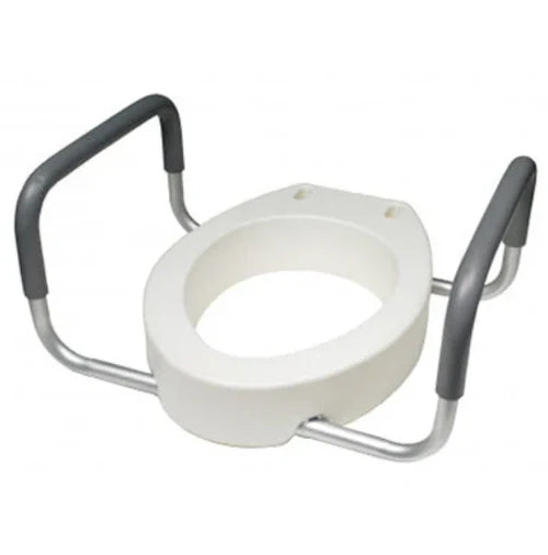 Gramfield TOILET SEAT RISER W/ ARMS ELONGATED