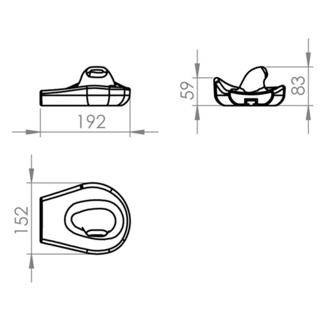 Rolko HEMIPU3L Comfort Rest For Left Hand