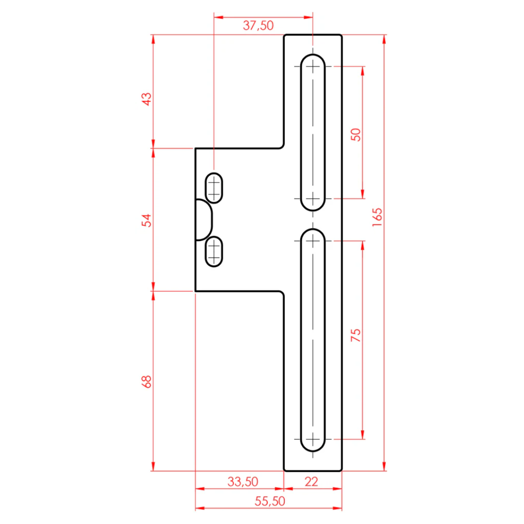 Rolko HEMI Rigid Bracket Plate