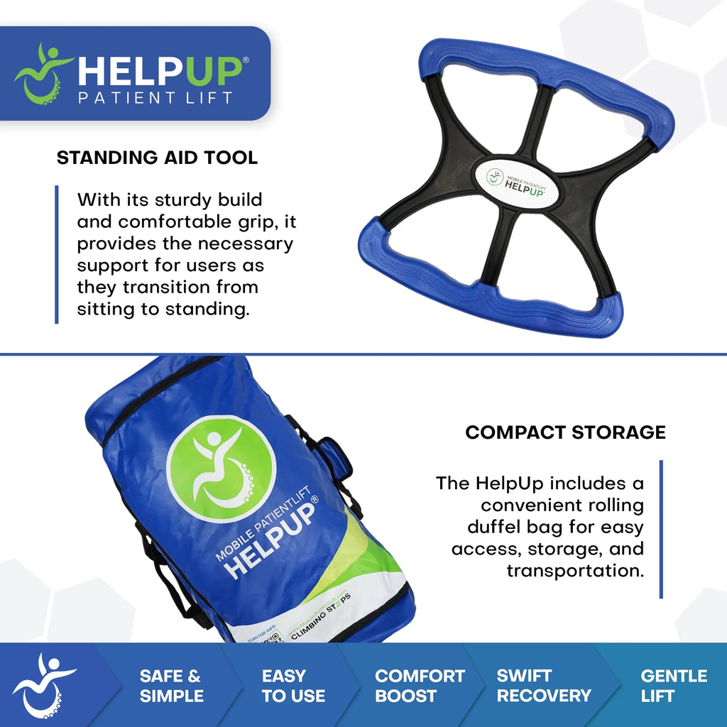 HelpUp Fall Recovery Patient Lift - Safe, Portable Floor Lift Assist Device