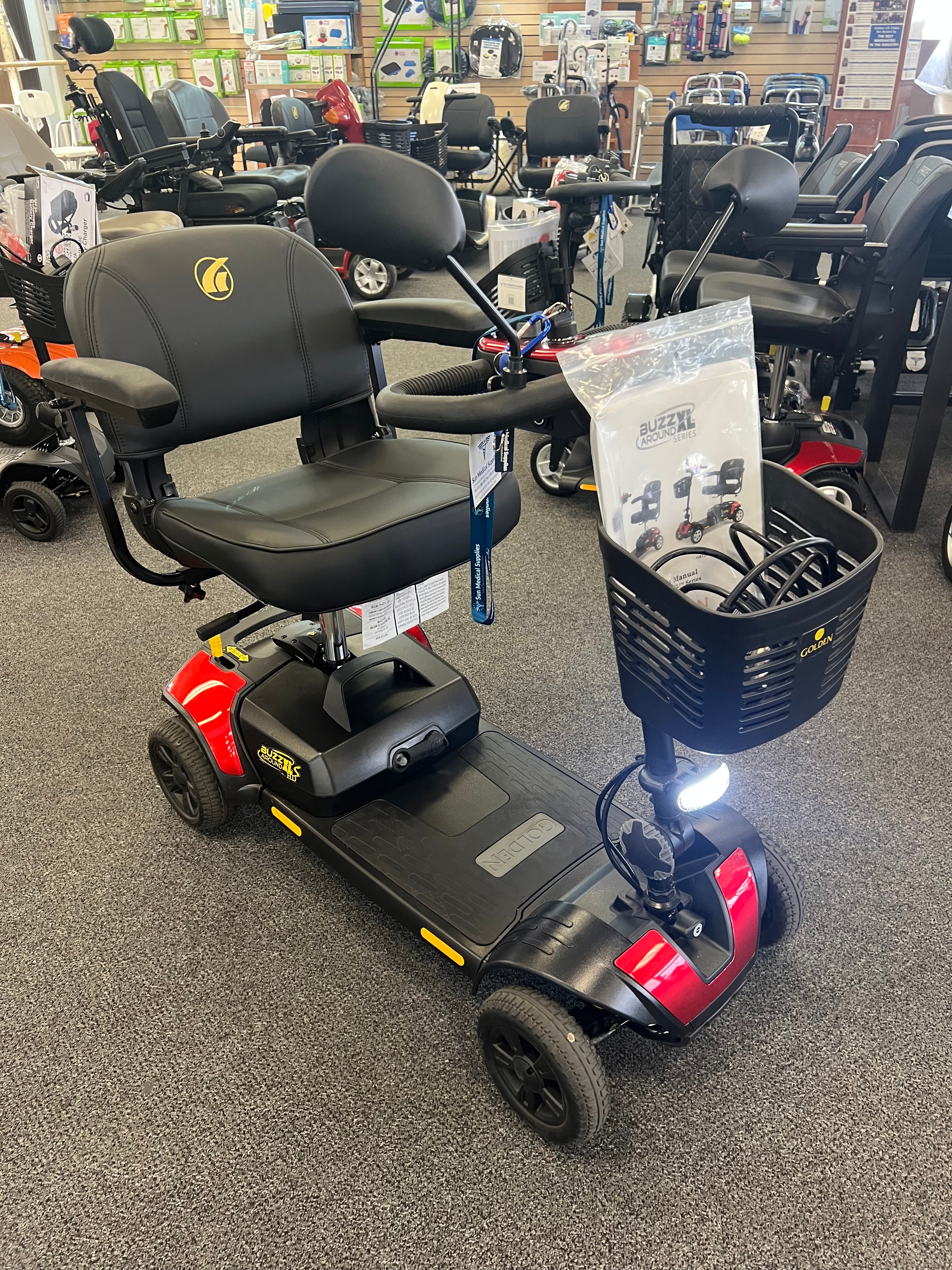 Preowned Golden Buzzaround XLS-HD 4-Wheel GB124A-SHZ