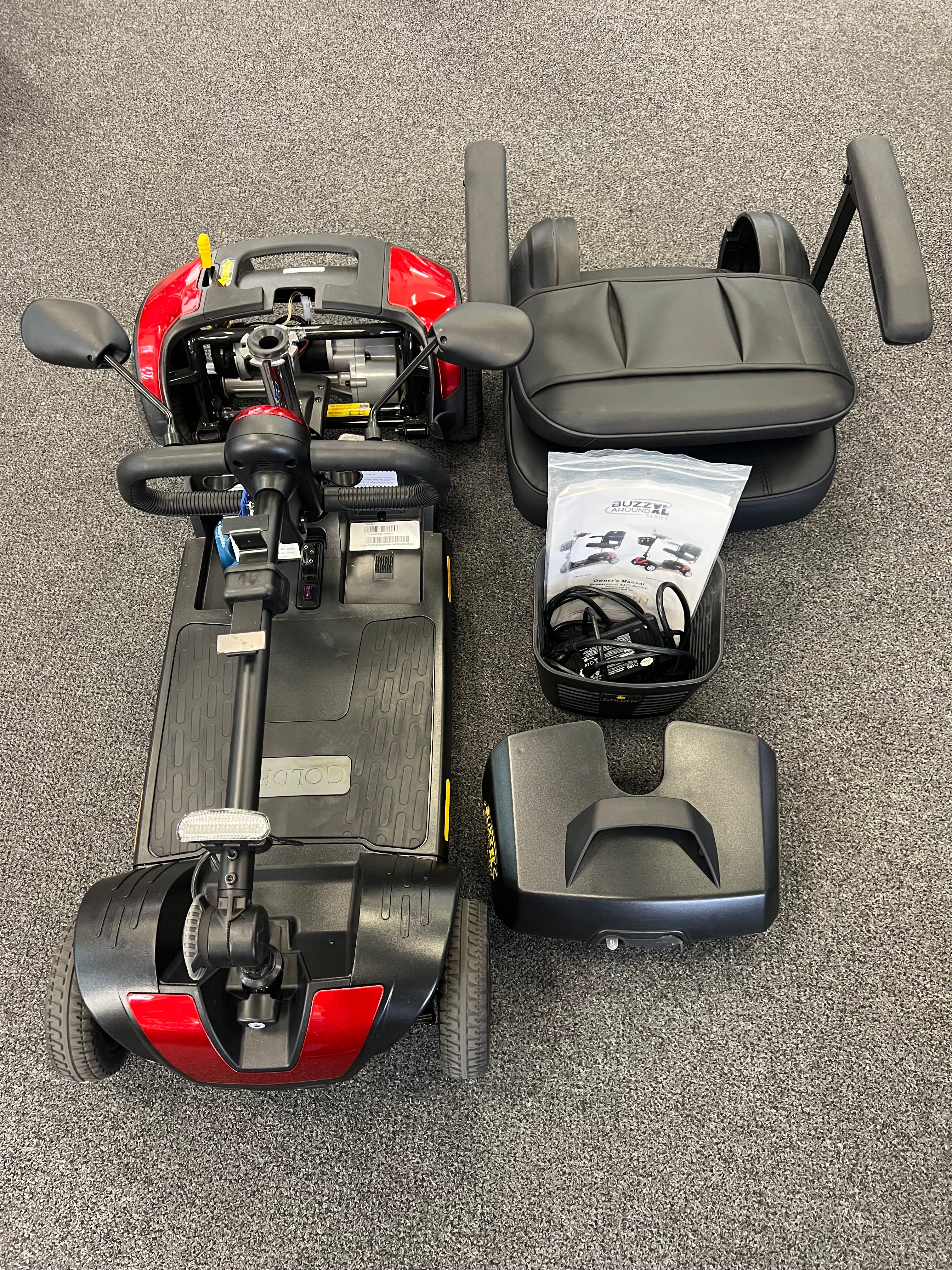 Preowned Golden Buzzaround XLS-HD 4-Wheel GB124A-SHZ