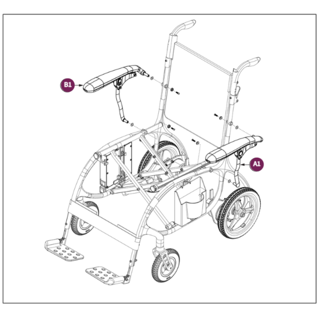 Pride Mobility MEC2504228