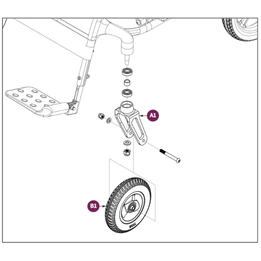 Pride Mobility MEC2504240