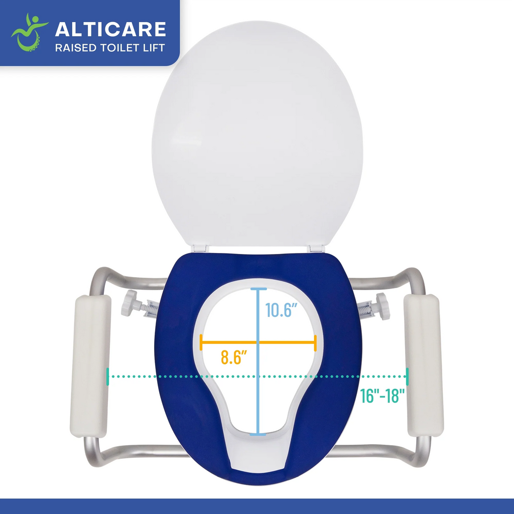 AltiCare 5” Non-Slip Raised Toilet Seat