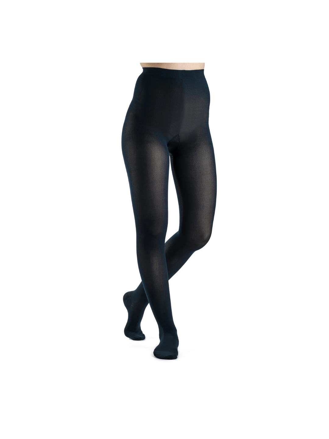 Sigvaris Style Soft Opaque 840 Women’s 20–30mmHg Pantyhose Closed Toe Midnight Blue Standard LL