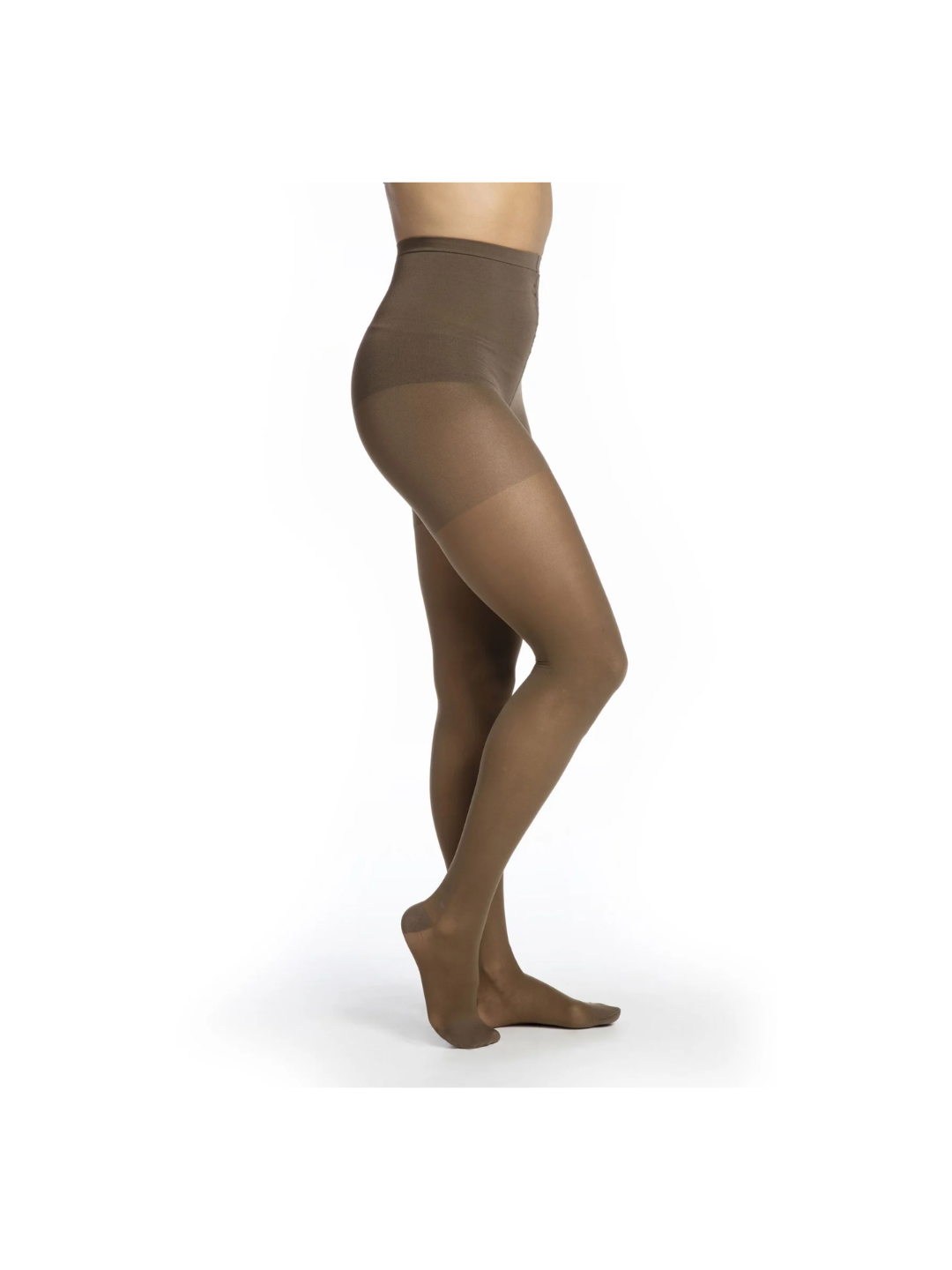 Sigvaris Style Sheer 780 Women’s 15-20mmHg Pantyhose Closed Toe Mocha MS