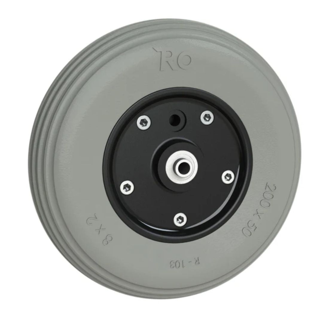 Rolko 8x2" Caster Wheel Assembly