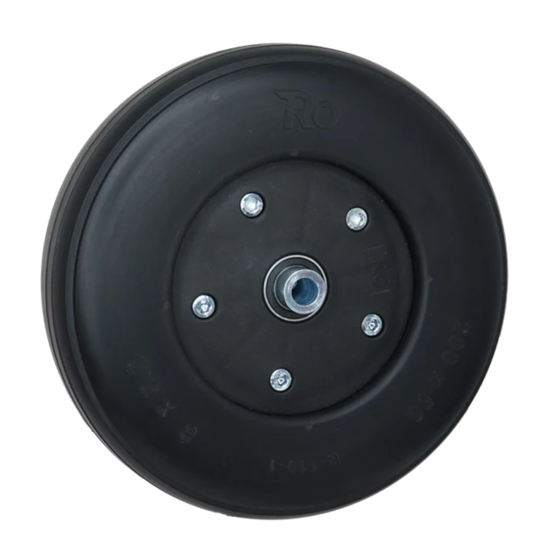 Rolko 8x2.2" Caster Wheel Assembly