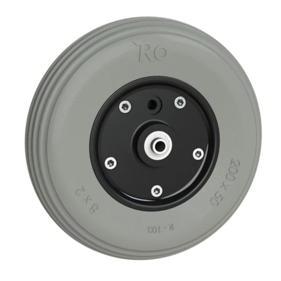 Rolko 8x2.2" Caster Wheel Assembly