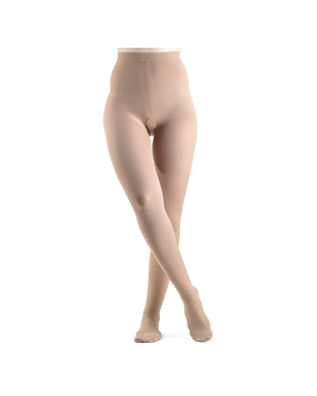 Sigvaris Style Soft Opaque 840 Women’s 30-40mmHg Pantyhose Closed Toe Chai (Nude) Standard LS