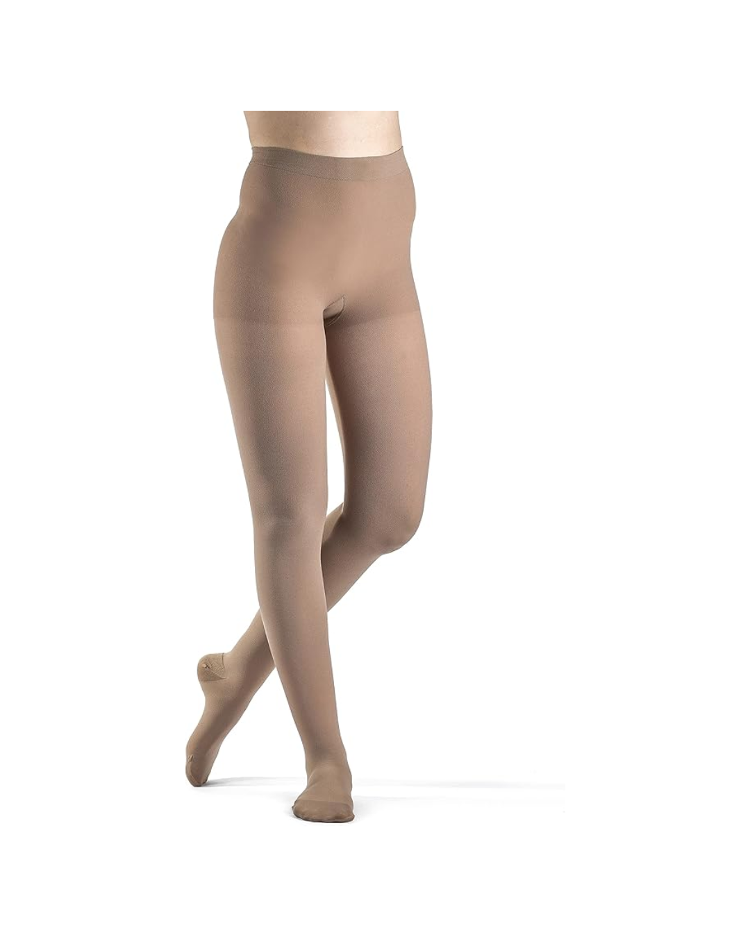 Sigvaris Dynaven 970 Opaque Women's 30-40mmHg Pantyhose Closed Toe Light Beige Standard MS