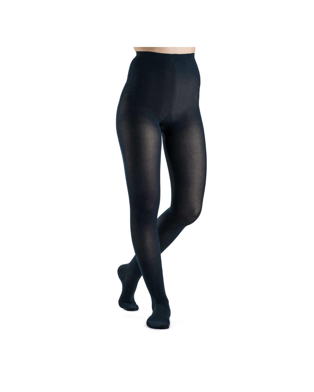 Sigvaris Style Soft Opaque 840 Women’s 15–20 mmHg Pantyhose Closed Toe Midnight Blue Standard LS