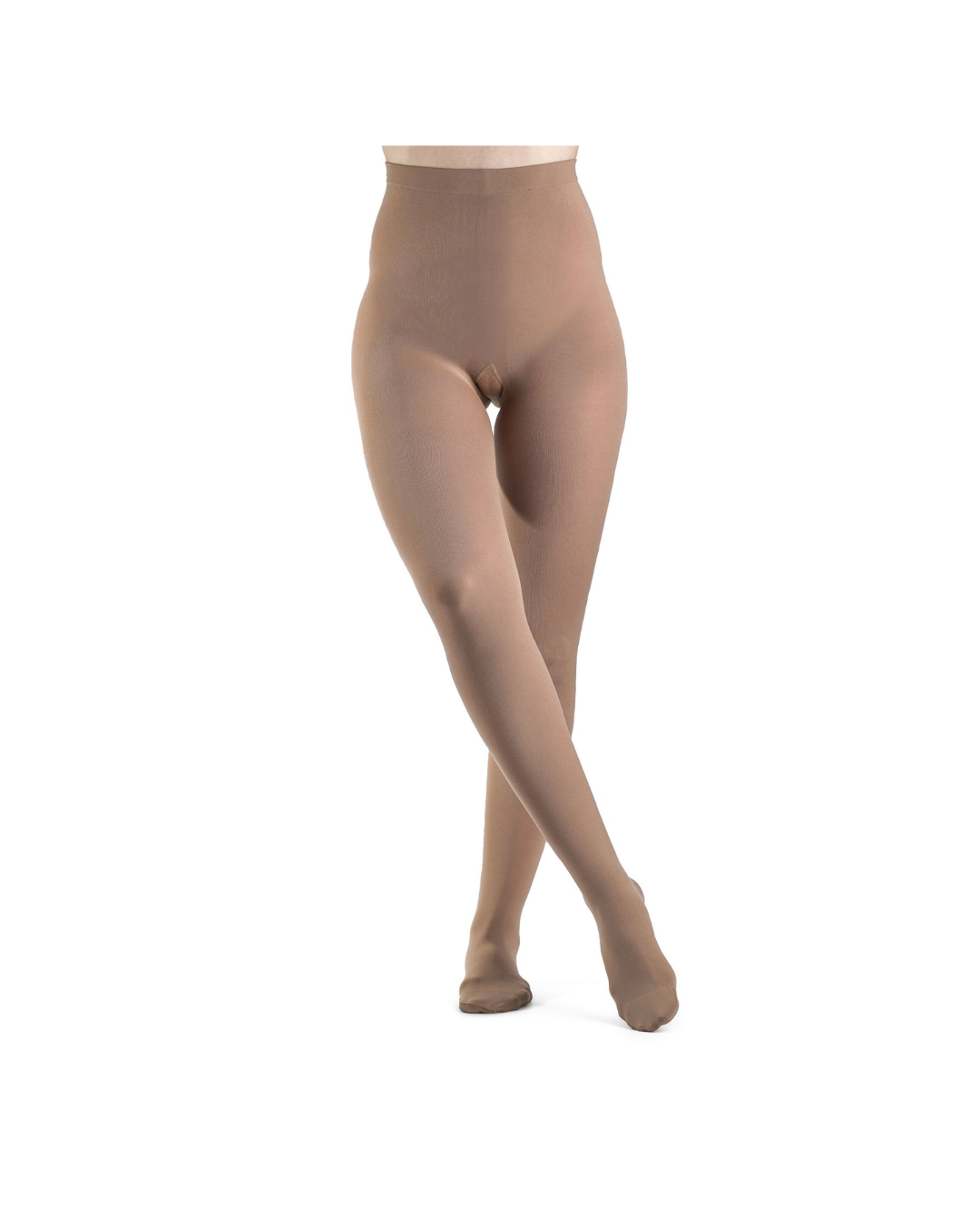 Sigvaris Style Soft Opaque 840 Women’s 30-40mmHg Pantyhose Closed Toe Pecan Standard LL