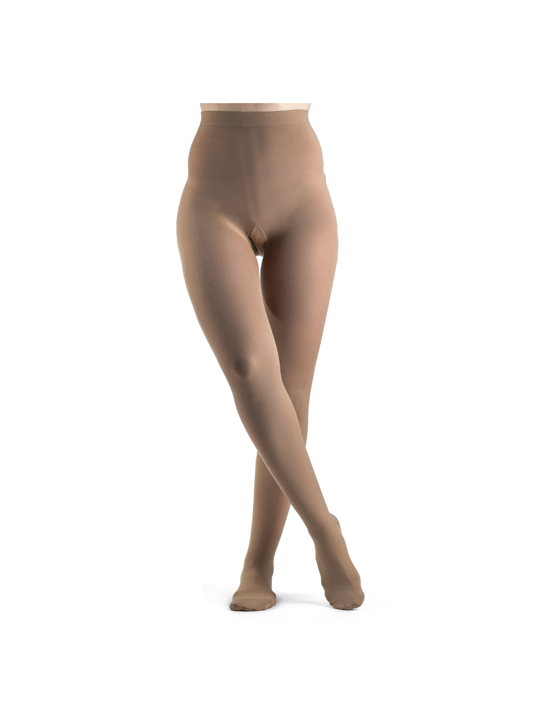 Sigvaris Style Soft Opaque 840 Women’s 20–30mmHg Pantyhose Closed Toe Pecan Standard ML