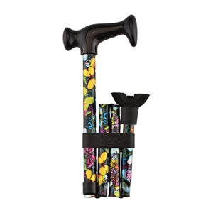 NOVA QT30 Folding Cane With Mini Quad Tip