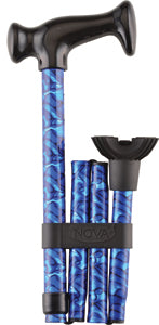 NOVA QT30 Folding Cane With Mini Quad Tip