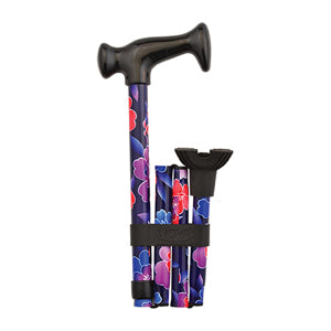 NOVA QT30 Folding Cane With Mini Quad Tip