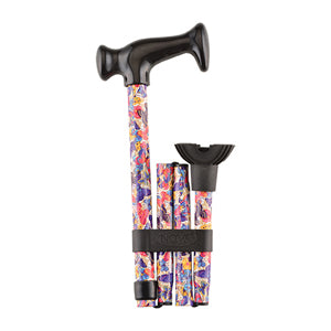 NOVA QT30 Folding Cane With Mini Quad Tip