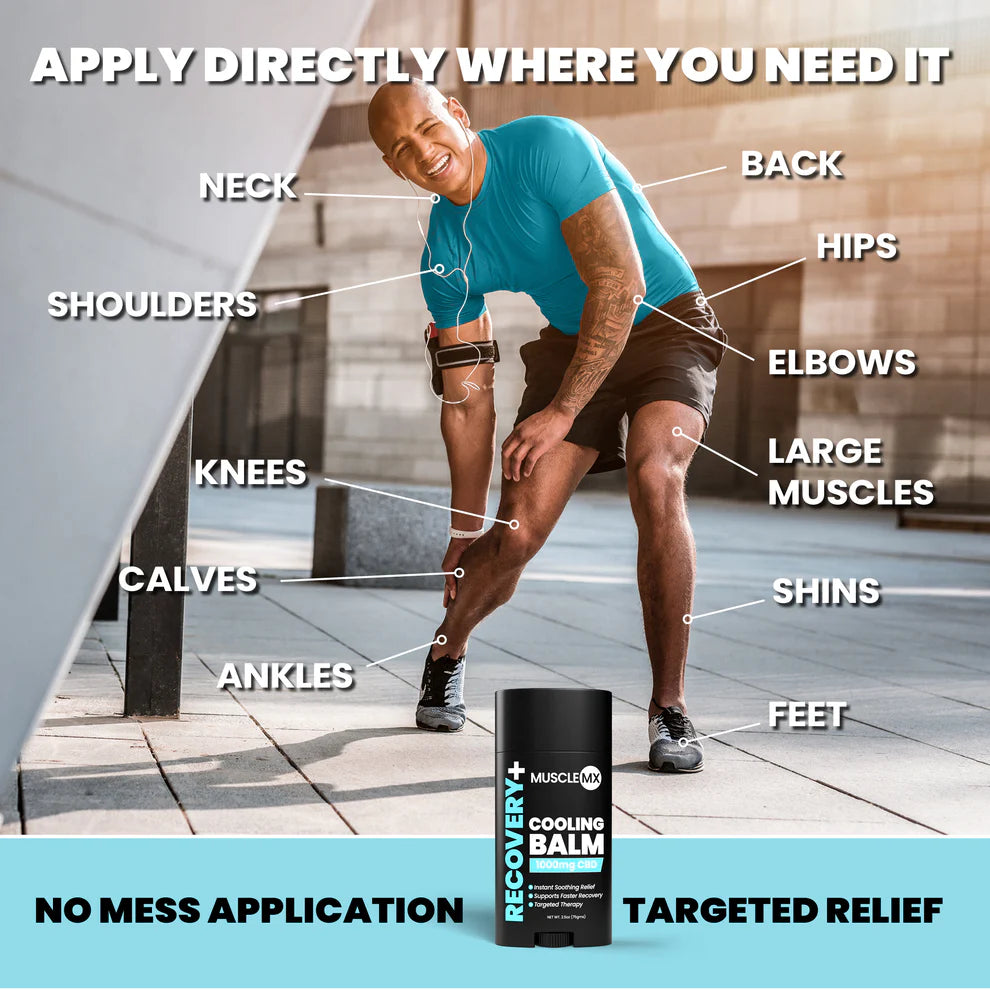 Muscle MX Recovery Cooling CBD Balm
