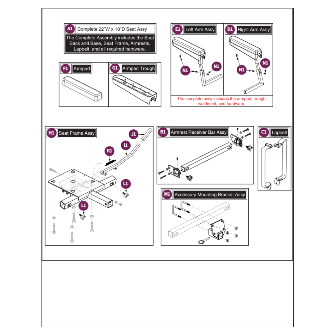 Pride Mobility SETLRAM1178