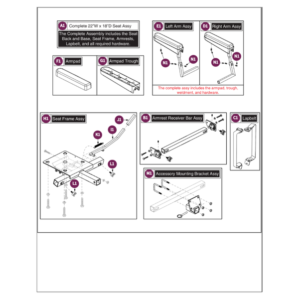 Pride Mobility FRMASMB5311