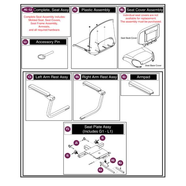 Pride Mobility ARM153519