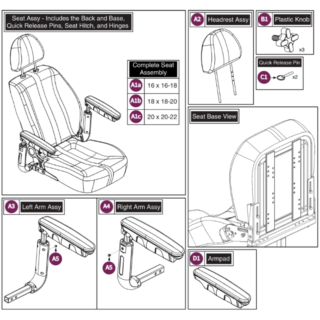 Pride Mobility SET1804596