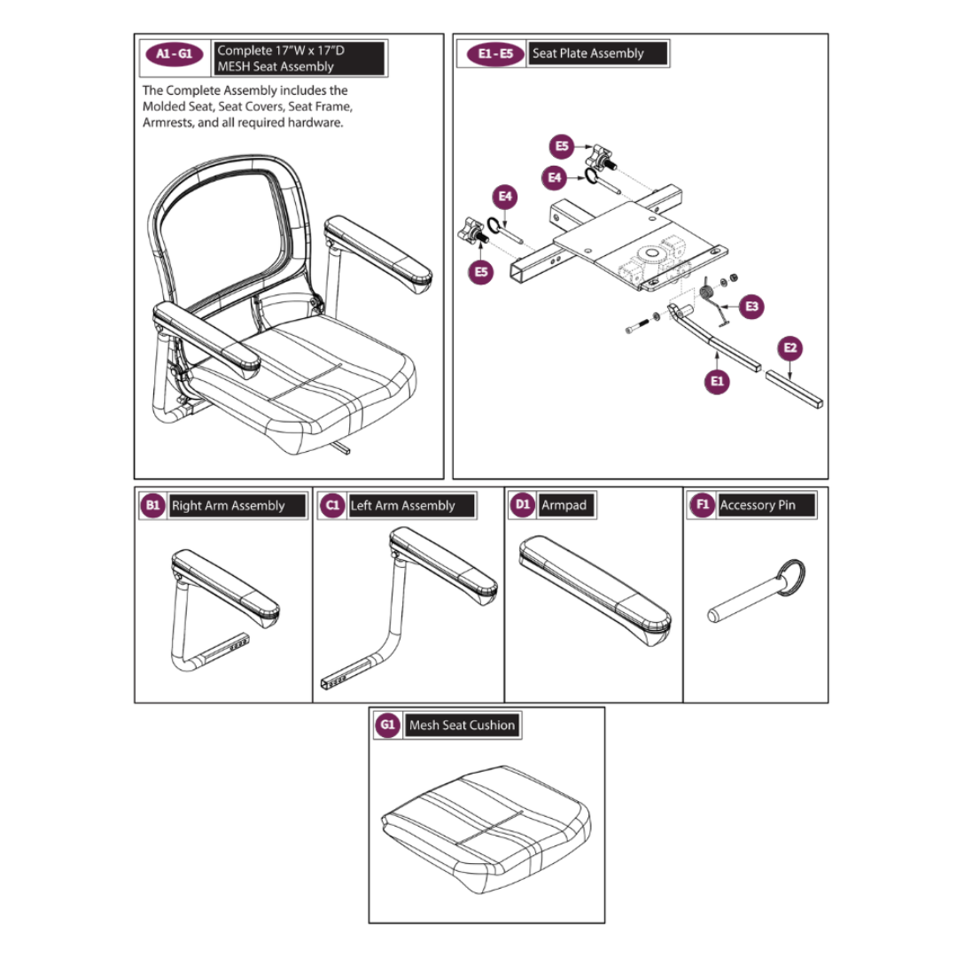 Pride Mobility SET1805448