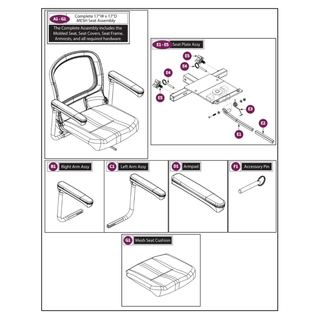 Pride Mobility SPGRAW1010